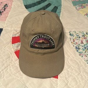 Vintage Trophy Trout Lake Fishing Hat